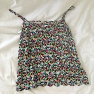 Floral tank top